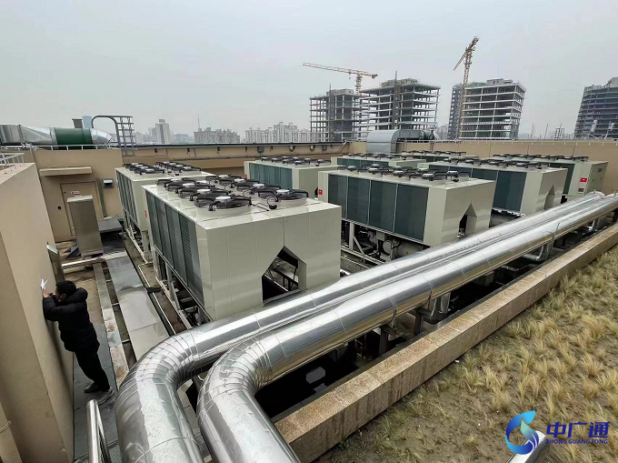 閔行行政服務(wù)中心風(fēng)冷熱泵機組噪聲綜合治理